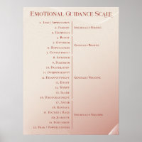 Law of Attraction Girly Emotional Guidance Scale