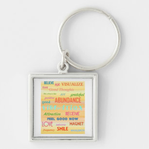 "LAW OF ATTRACTION" KEYCHAIN