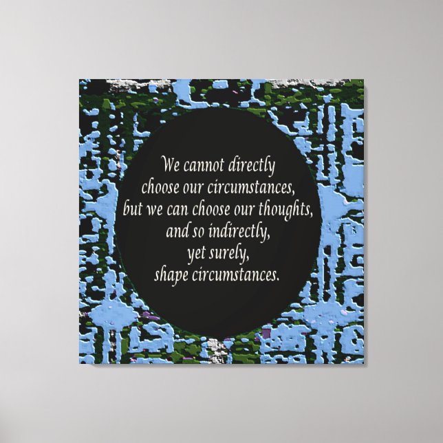 Law of Attraction Quotes Canvas Print (Front)