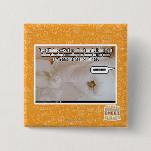 Law of Nature #45 2 Inch Square Button