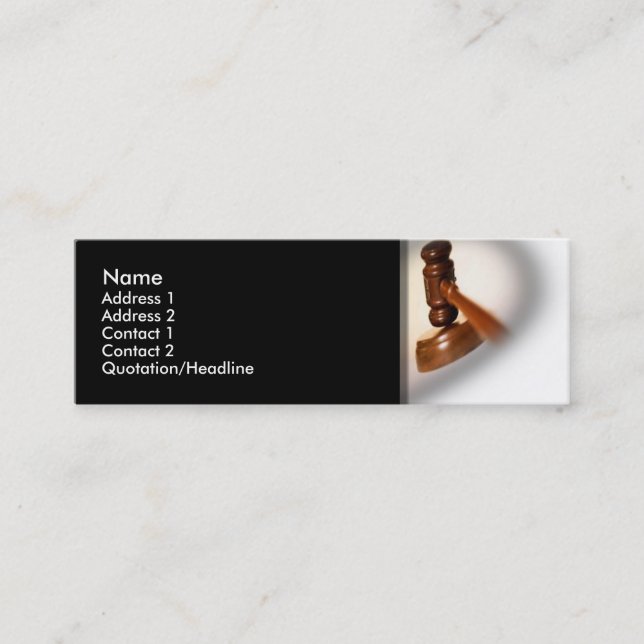 Law Office Business Card (Front)
