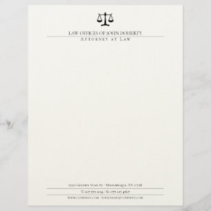 LAW OFFICE Elegant Letterhead