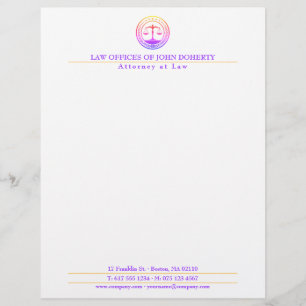 LAW OFFICE Elegant Letterhead