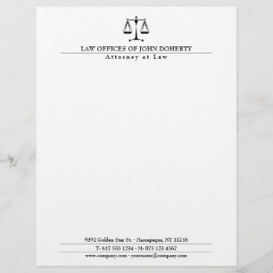 LAW OFFICE Elegant Letterhead