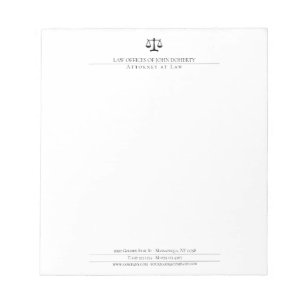 LAW OFFICE   Elegant Notepad