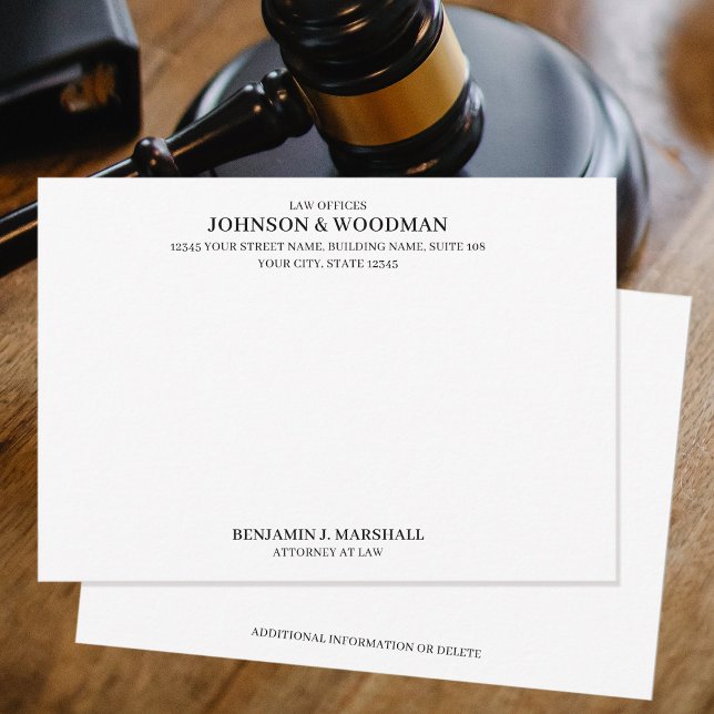 Law Office Legal Formal Professional Black Card (Creator Uploaded)