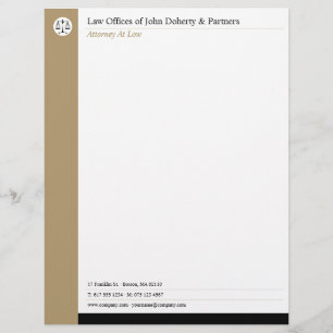 LAW OFFICES Lawyer Letterhead