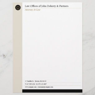LAW OFFICES Lawyer Letterhead