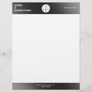 LAW OFFICES Letterhead
