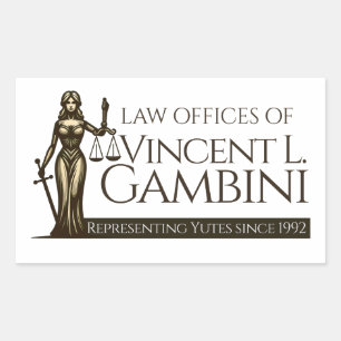 Law Offices of Vincent L Gambini Sticker