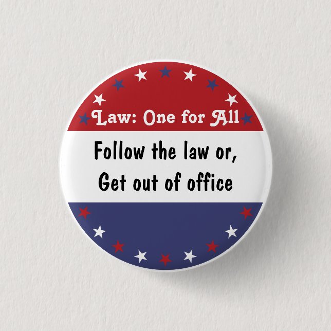 Law: One for All v2 1 Inch Round Button (Front)