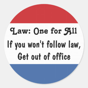 Law: One for All v3 Classic Round Sticker