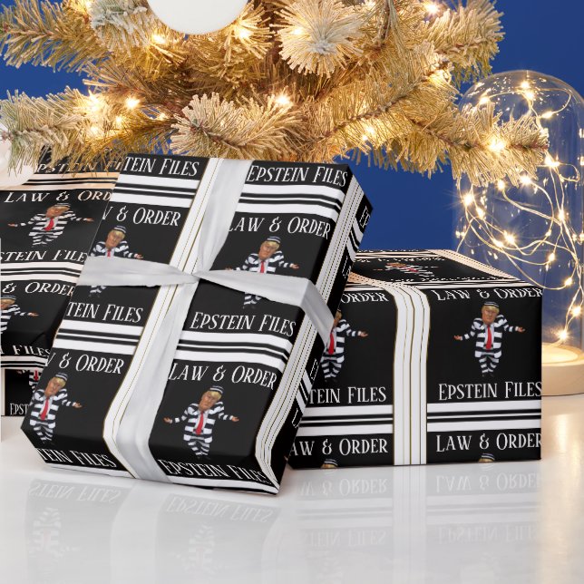 Law & Order Wrapping Paper (Holidays)