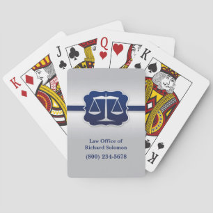 Law Scale Playing Cards