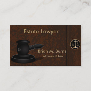 Law   Scales of Justice   Lawyer   Customizable Business Card