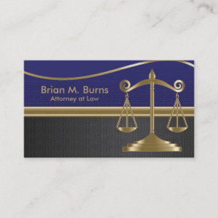 Law   Scales of Justice   Lawyer   Customizable Business Card