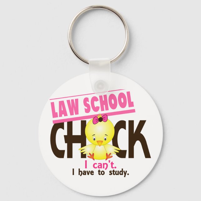 Law School Chick 1 Keychain (Front)