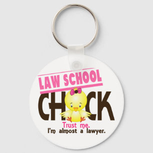 Law School Chick 3 Keychain