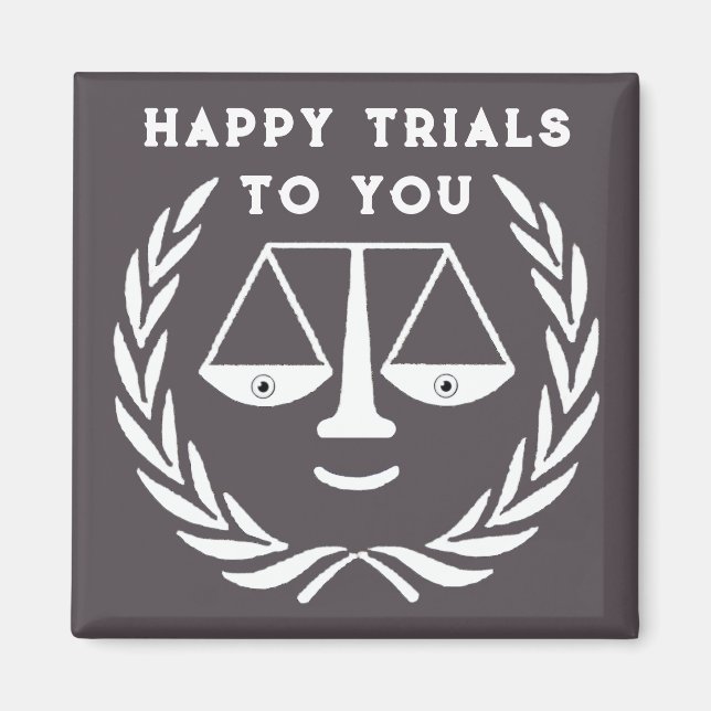 Law School Grad Lawyer Magnet (Front)