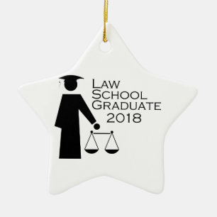 Law School Graduate 2018 Ceramic Ornament