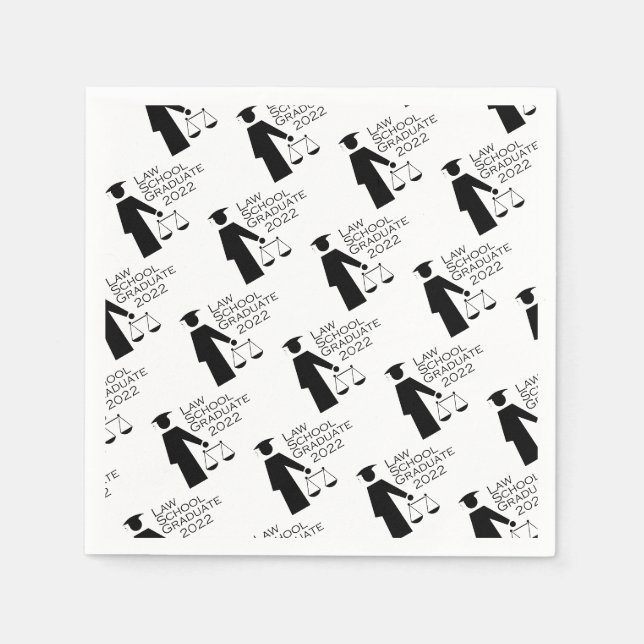 Law School Graduate 2022 Napkin (Front)