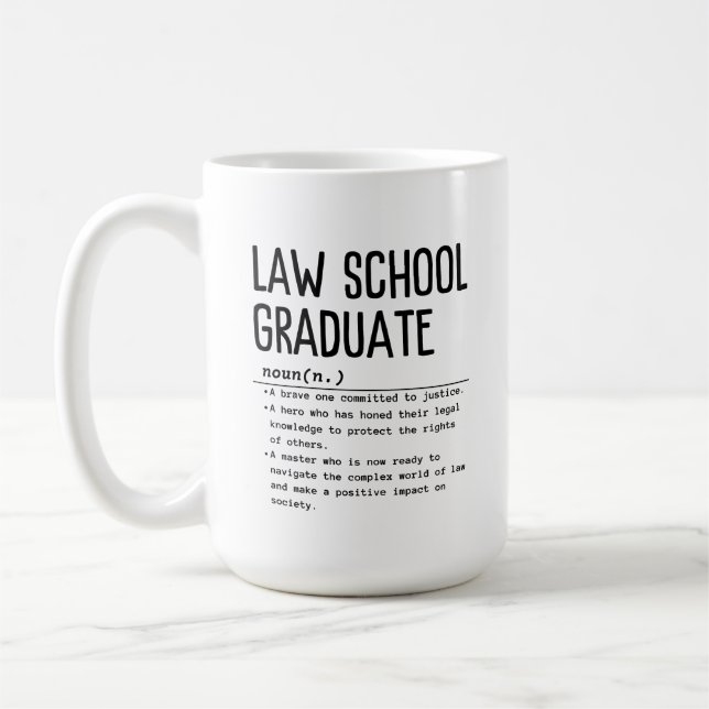 Law School Graduate Coffee Mug (Left)