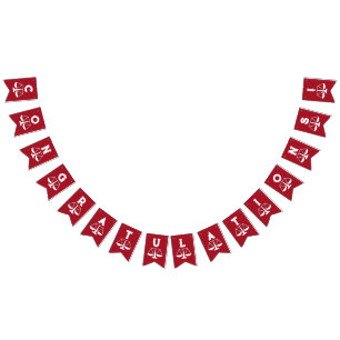 Law School Graduation Bunting Flags