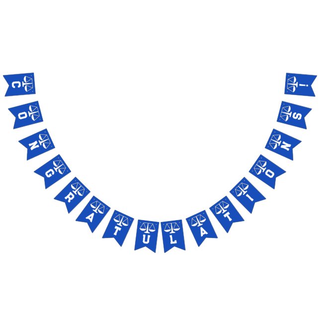 Law School Graduation Bunting Flags (All)