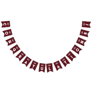 Law School Graduation Bunting Flags