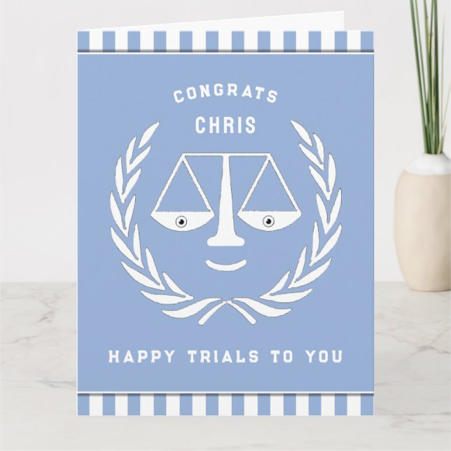 Law School Graduation Card (Front)