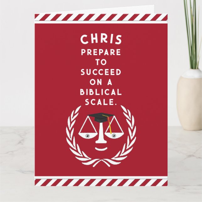 Law School Graduation Card (Front)