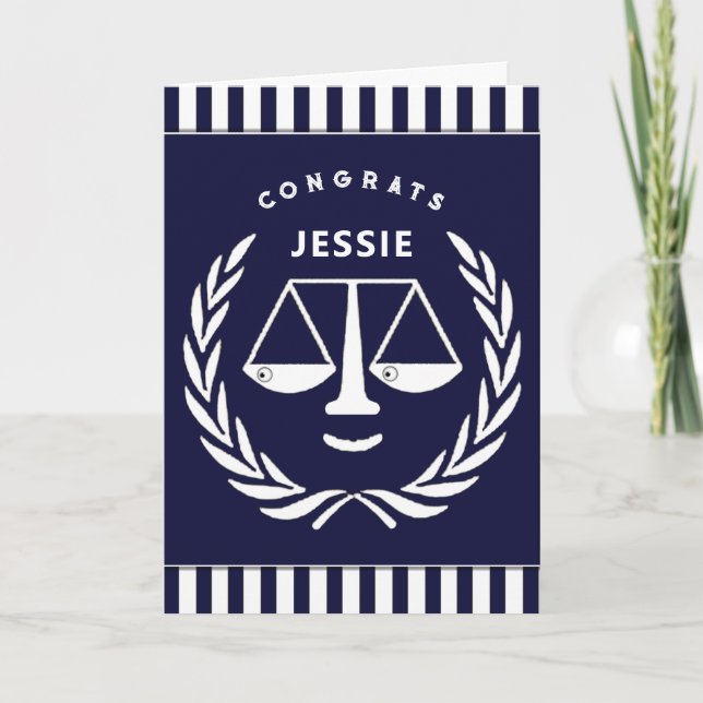 Law School Graduation Card (Front)
