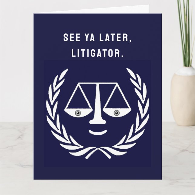 Law School Graduation Card (Front)