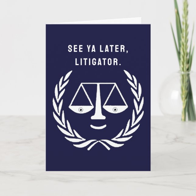 Law School Graduation Card (Front)