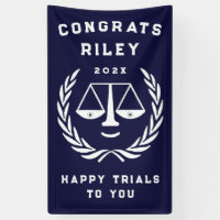 Law School Graduation Congrats Banner