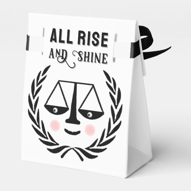 Law School Graduation Favor Box (Back Side)