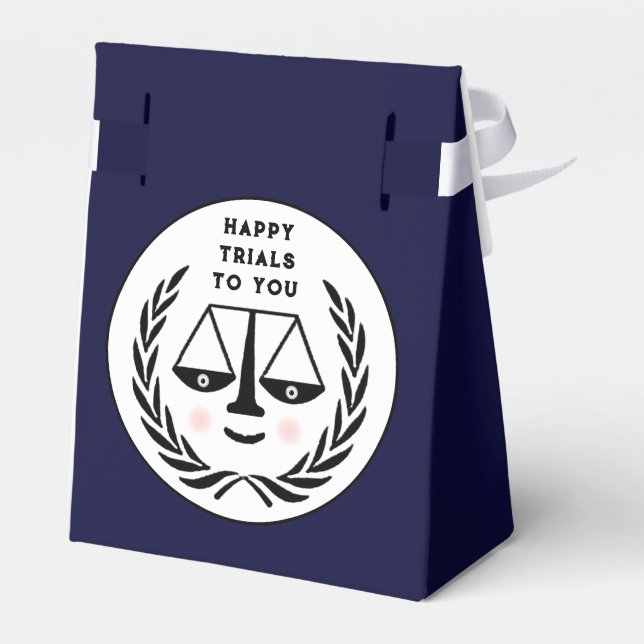Law School Graduation Favor Box (Back Side)