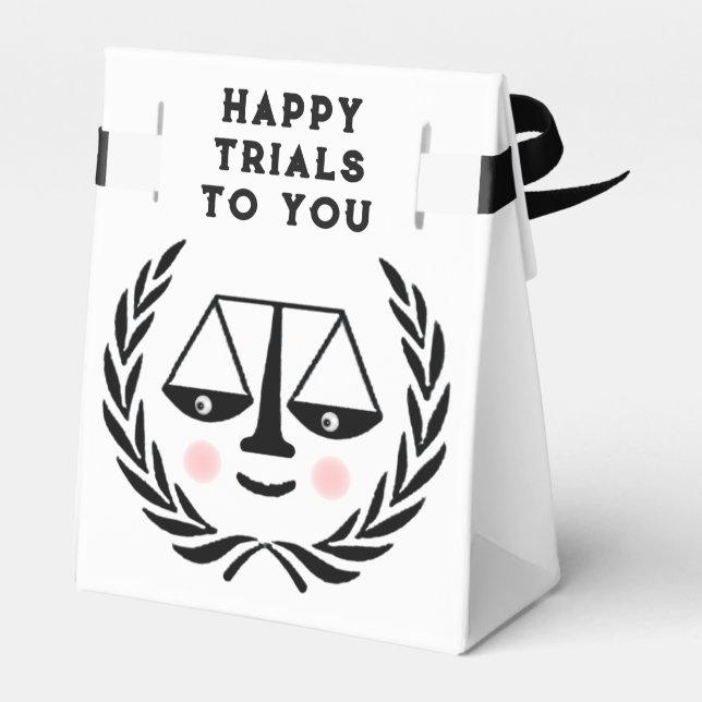 Law School Graduation Favor Box (Back Side)