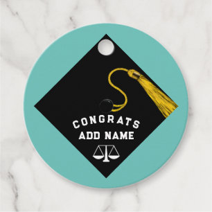 Law School Graduation Favour Tags