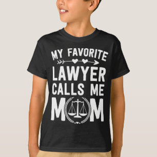 Law School Graduation Favourite Lawyer Mom Mother' T-Shirt