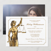 Law School Graduation Invitation