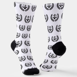 Law School Graduation Lawyer Attorney Socks