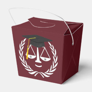 Law School Graduation Lawyer Party Favour Boxes