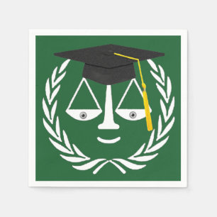 Law School Graduation Napkin