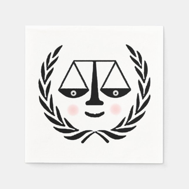 Law School Graduation Napkin (Front)