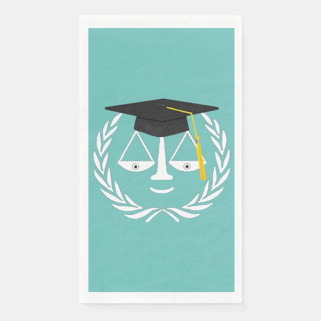 Law School Graduation Napkin (Front)