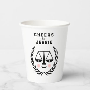 Law School Graduation Paper Cups