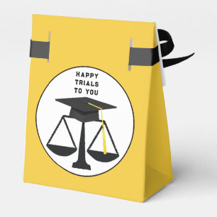 Law School Graduation Party Favor Box