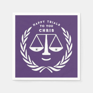 Law School Graduation Party Napkin