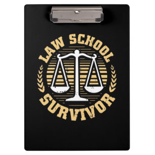 Law School Survivor Clipboard